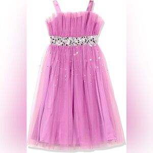 Girls Tulle Midi Dress